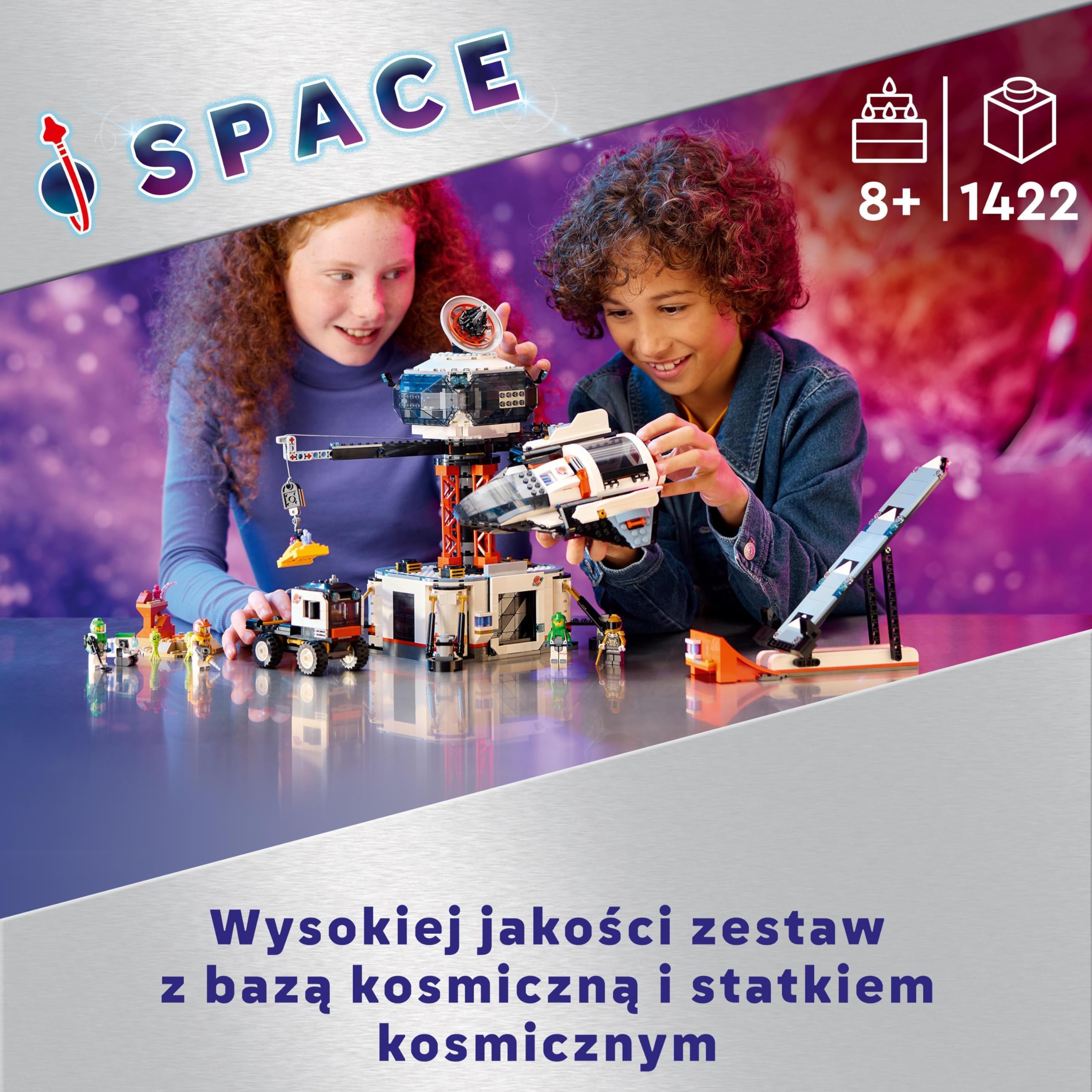 LEGO City Stacja kosmiczna i stanowisko startowe rakiety, zabawka
